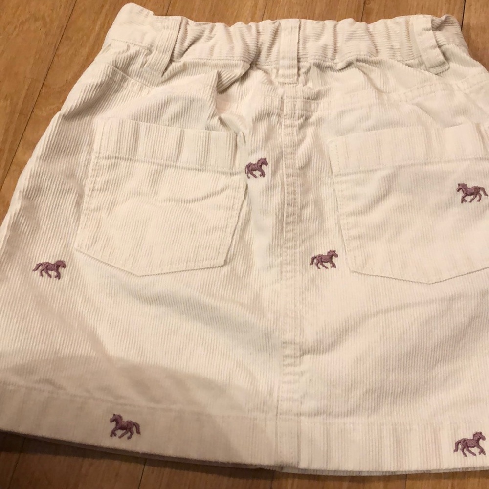 So cute Crewcuts corduroy horse skirt size 8 - Picture 2 of 4